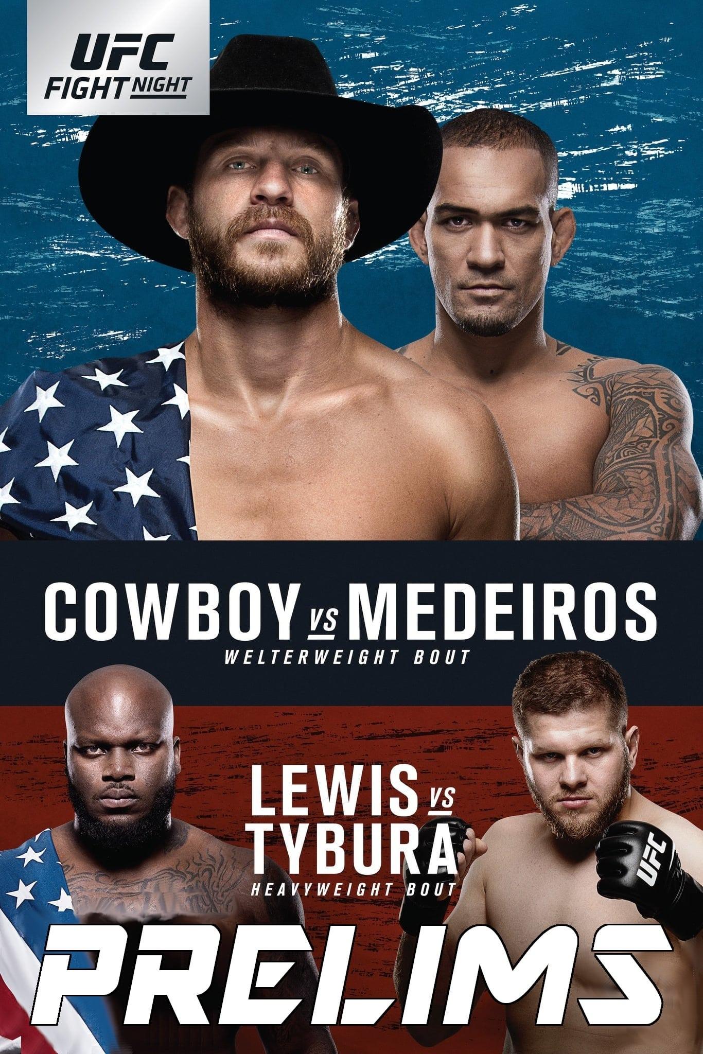 UFC Fight Night 126: Cowboy vs. Medeiros poster