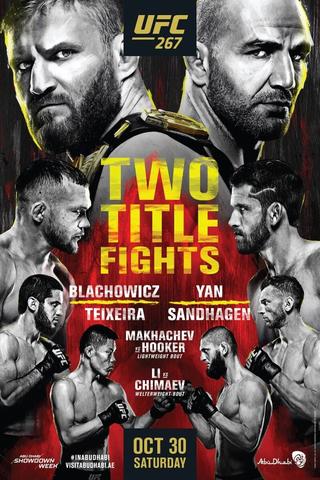 UFC 267: Blachowicz vs. Teixeira poster