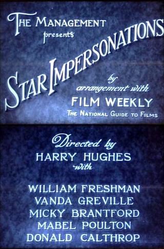Star Impersonations poster