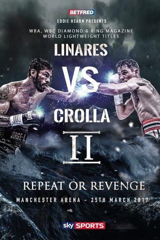 Jorge Linares vs. Anthony Crolla II poster