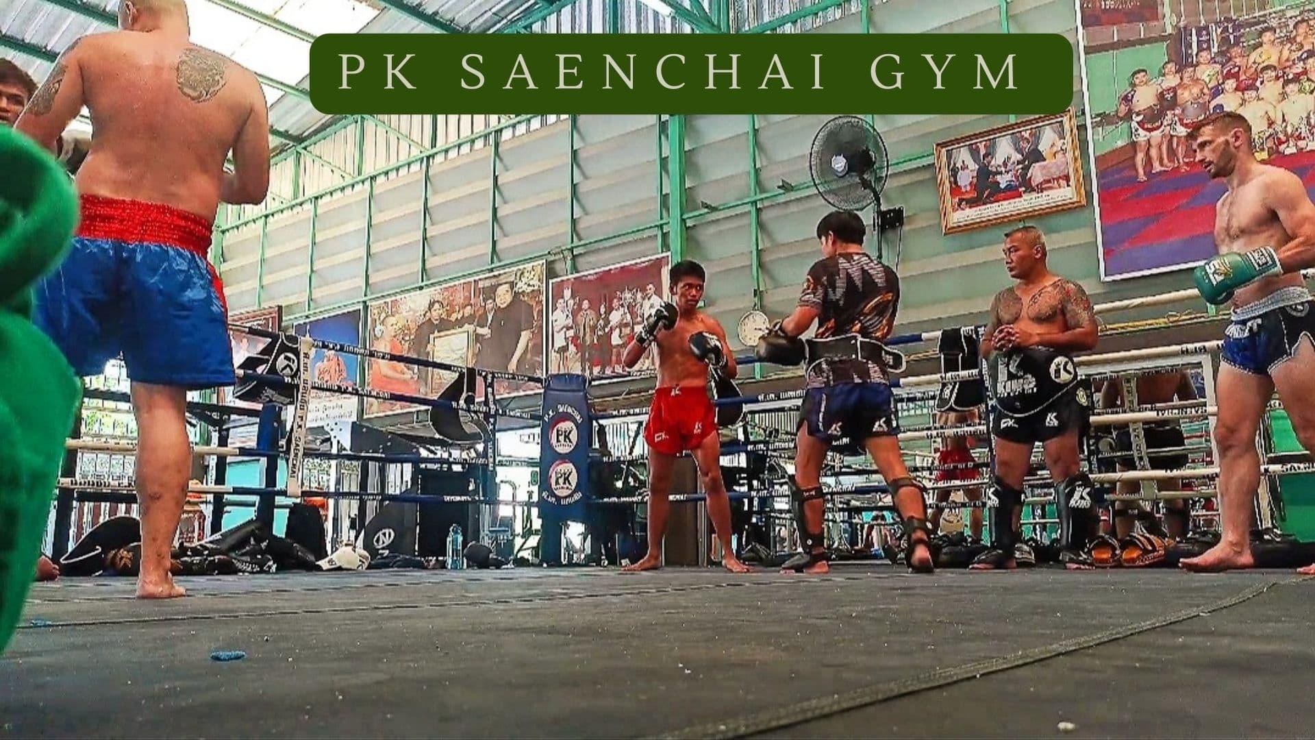 Pk Saenchai Gym backdrop