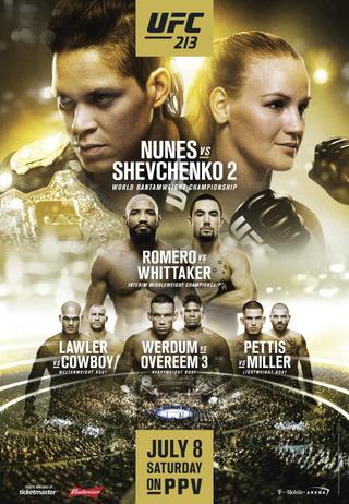 UFC 213: Romero vs. Whittaker poster