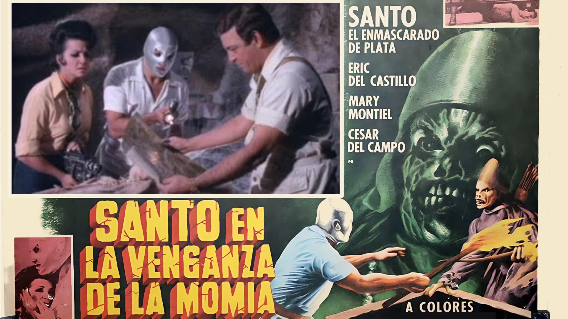 Santo in the Vengeance of the Mummy backdrop