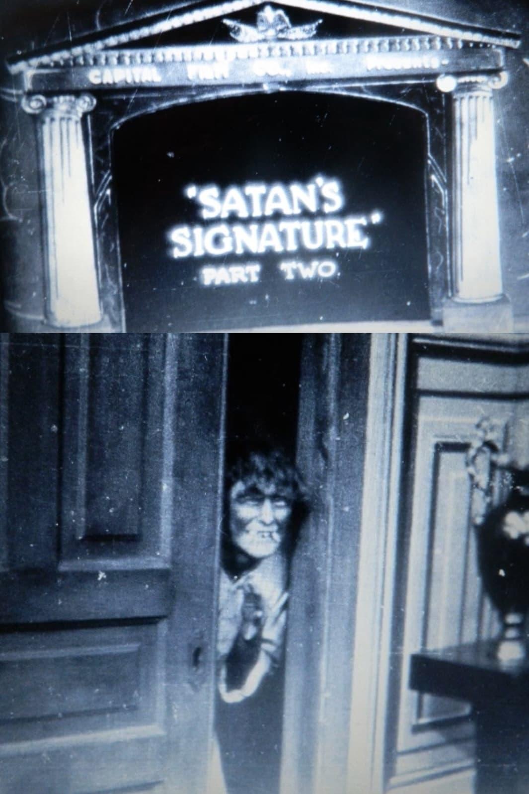 Satan's Signature poster