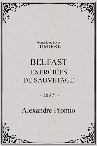 Belfast, exercices de sauvetage poster