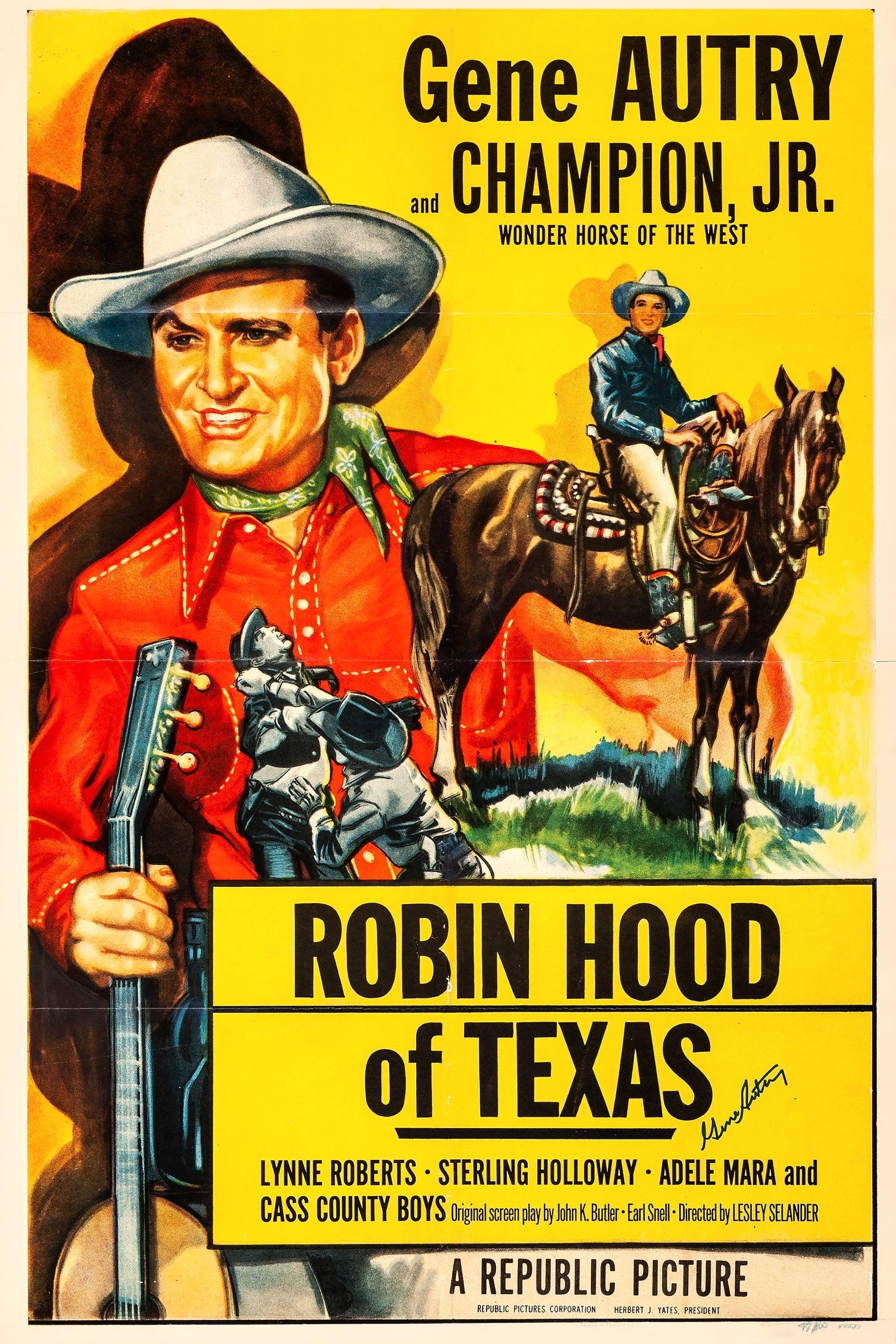 Robin Hood Of Texas poster