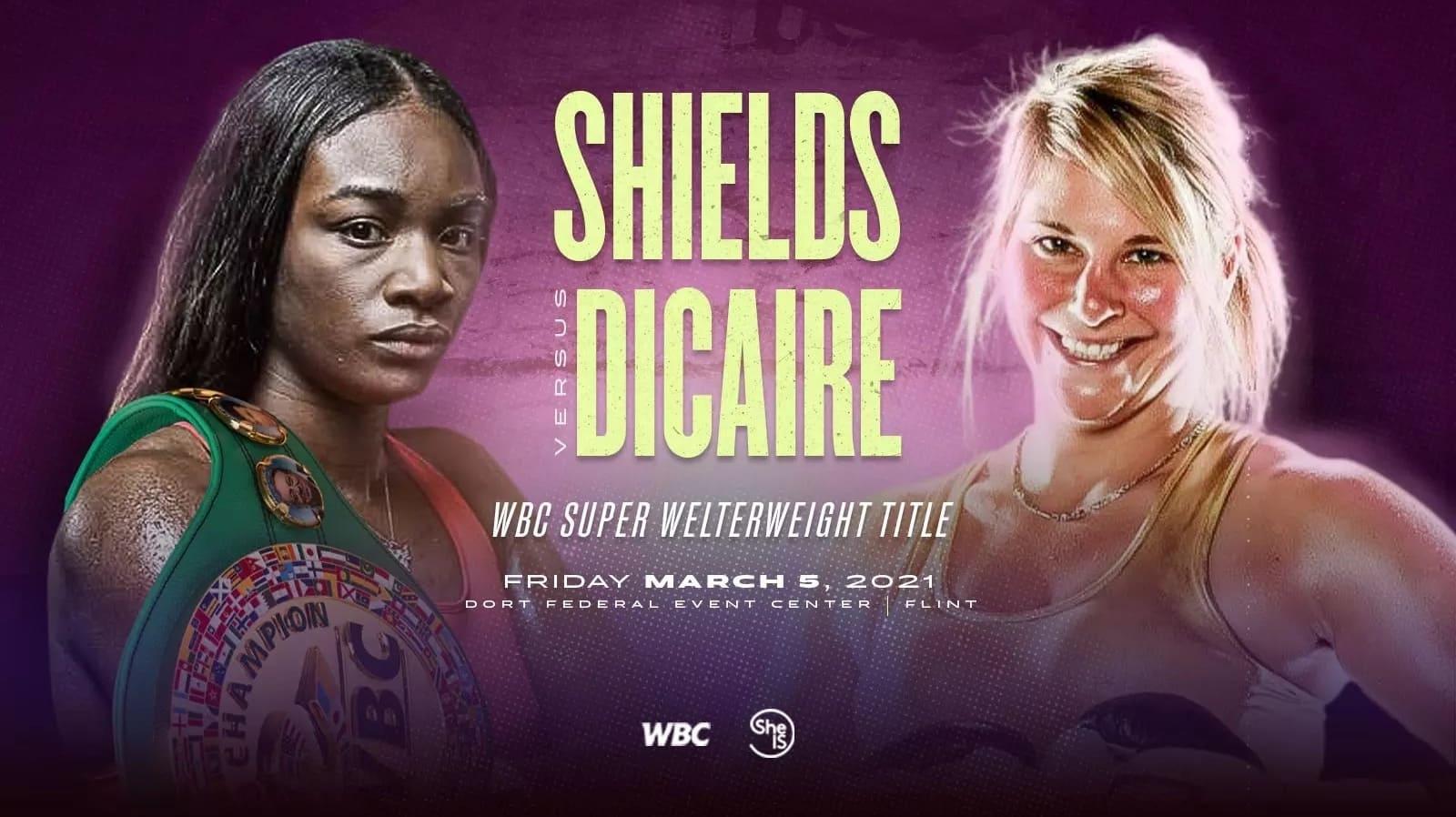 Claressa Shields vs. Marie-Eve Dicaire backdrop