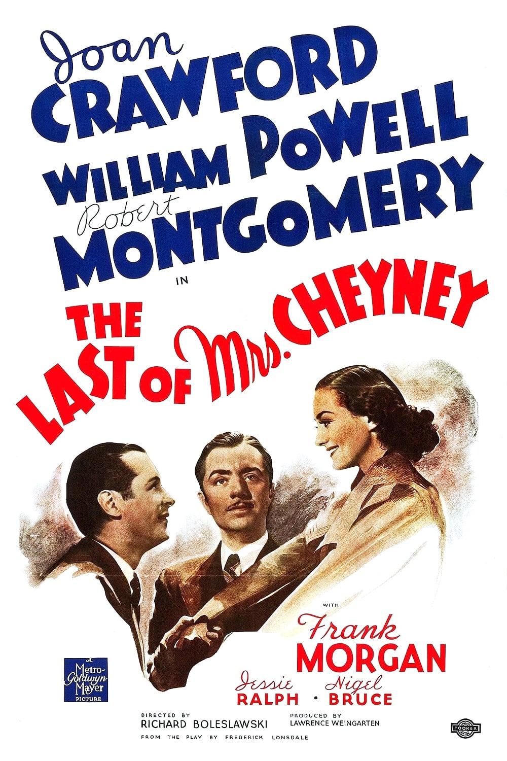 The Last of Mrs. Cheyney poster