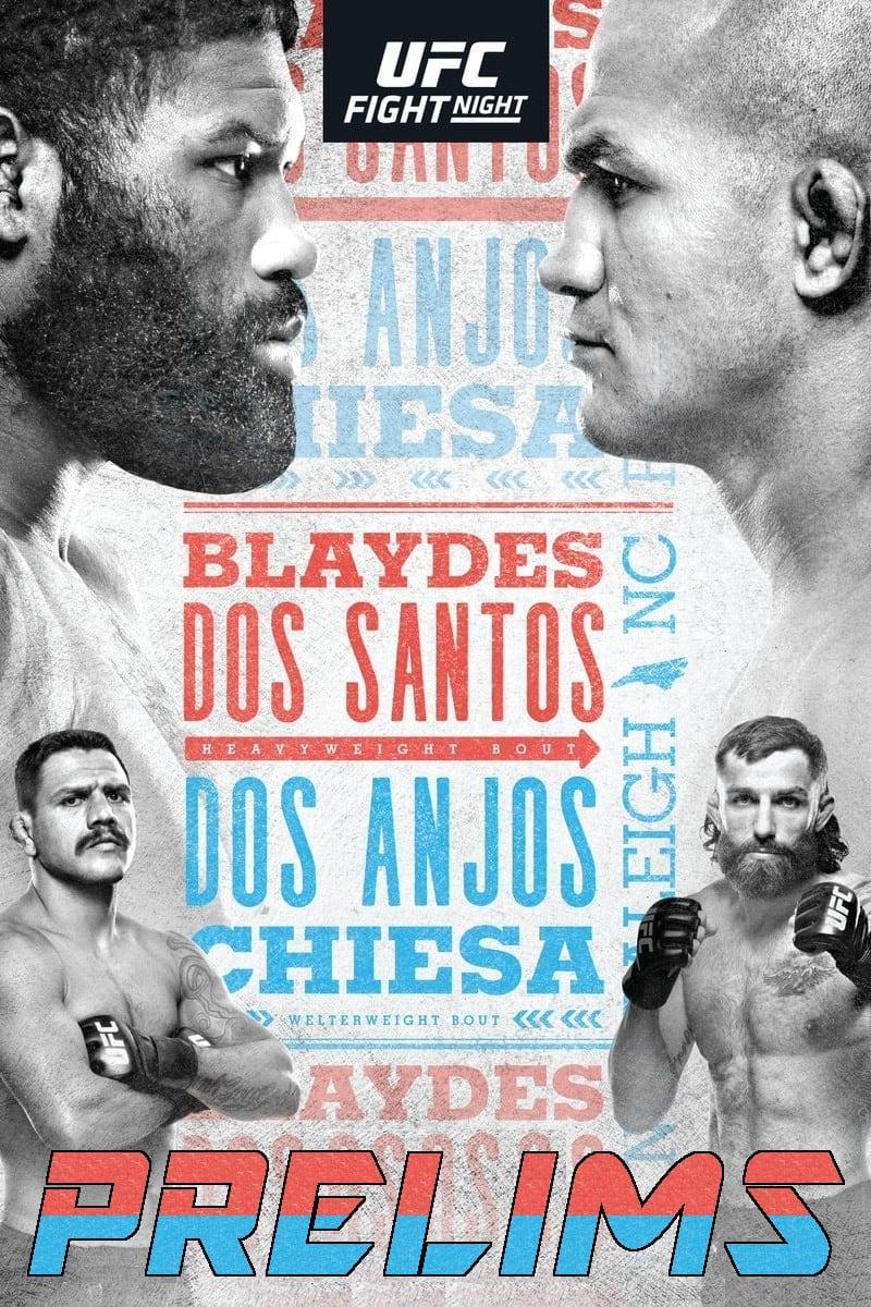 UFC Fight Night 166: Blaydes vs. Dos Santos poster