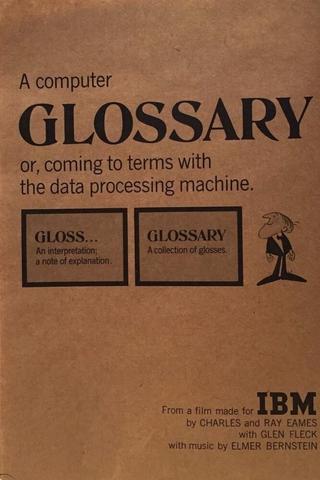 A Computer Glossary poster