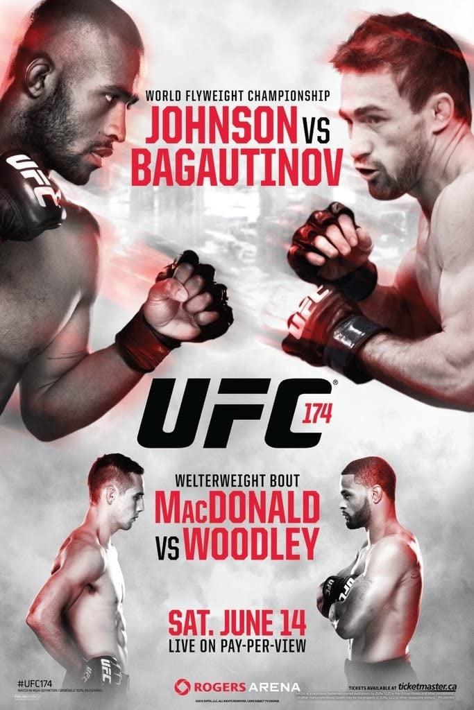 UFC 174: Johnson vs. Bagautinov poster