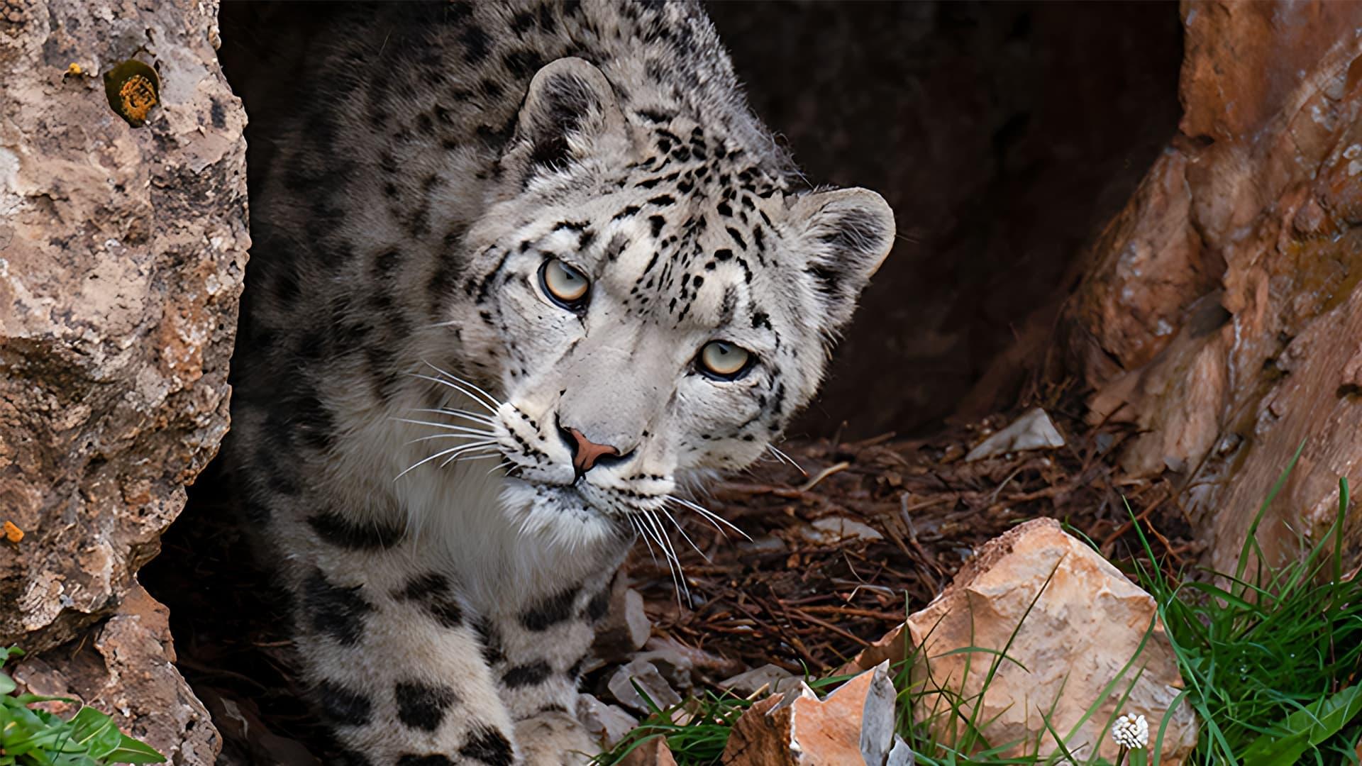 Snow Leopards and Friends backdrop