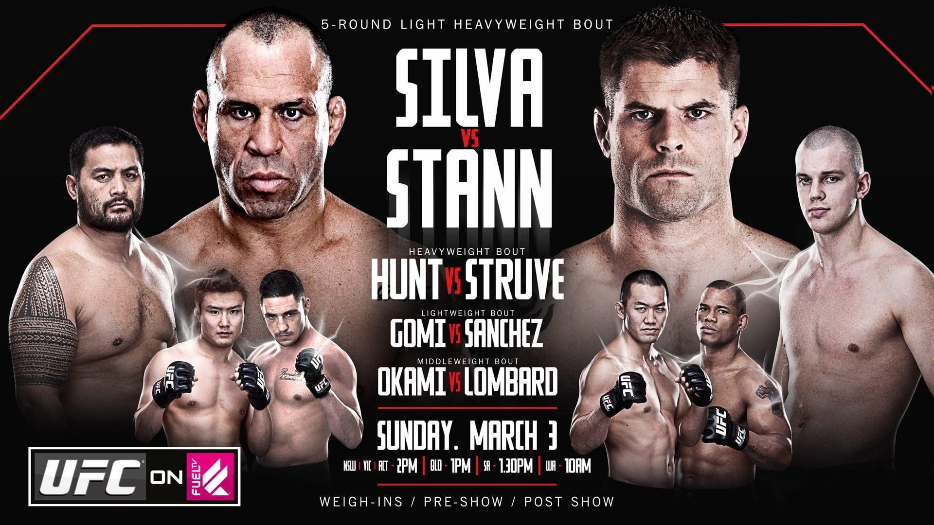 UFC on Fuel TV 8: Silva vs. Stann backdrop