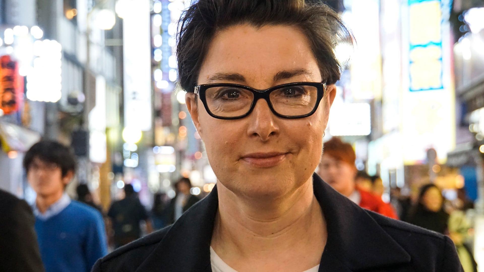 Japan with Sue Perkins backdrop