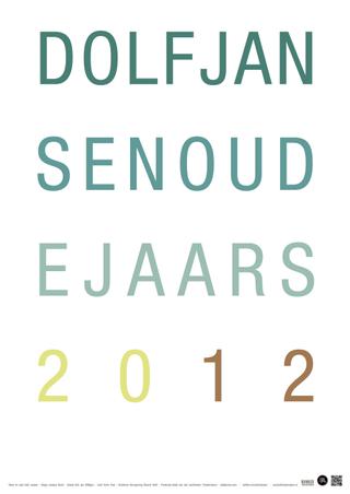 Dolf Jansen: Oudejaars 2012 poster