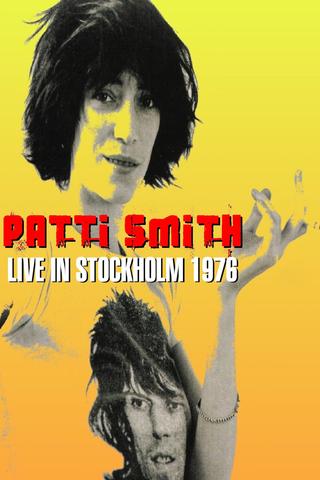 Patti Smith Live in Stockholm 1976 poster
