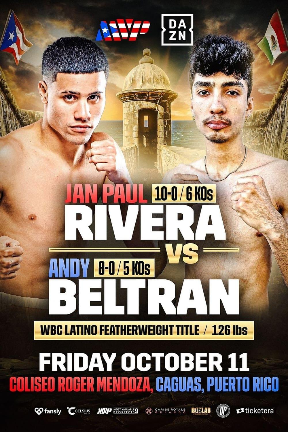 Jan Paul Rivera vs. Andy Beltran poster