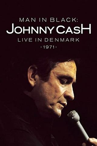 Johnny Cash in Copenhagen poster