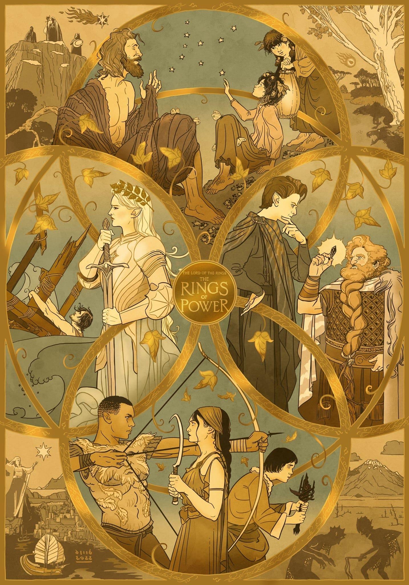 The Lord of the Rings: The Rings of Power Global Fan Screening poster