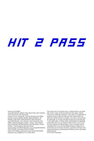 Hit 2 Pass poster