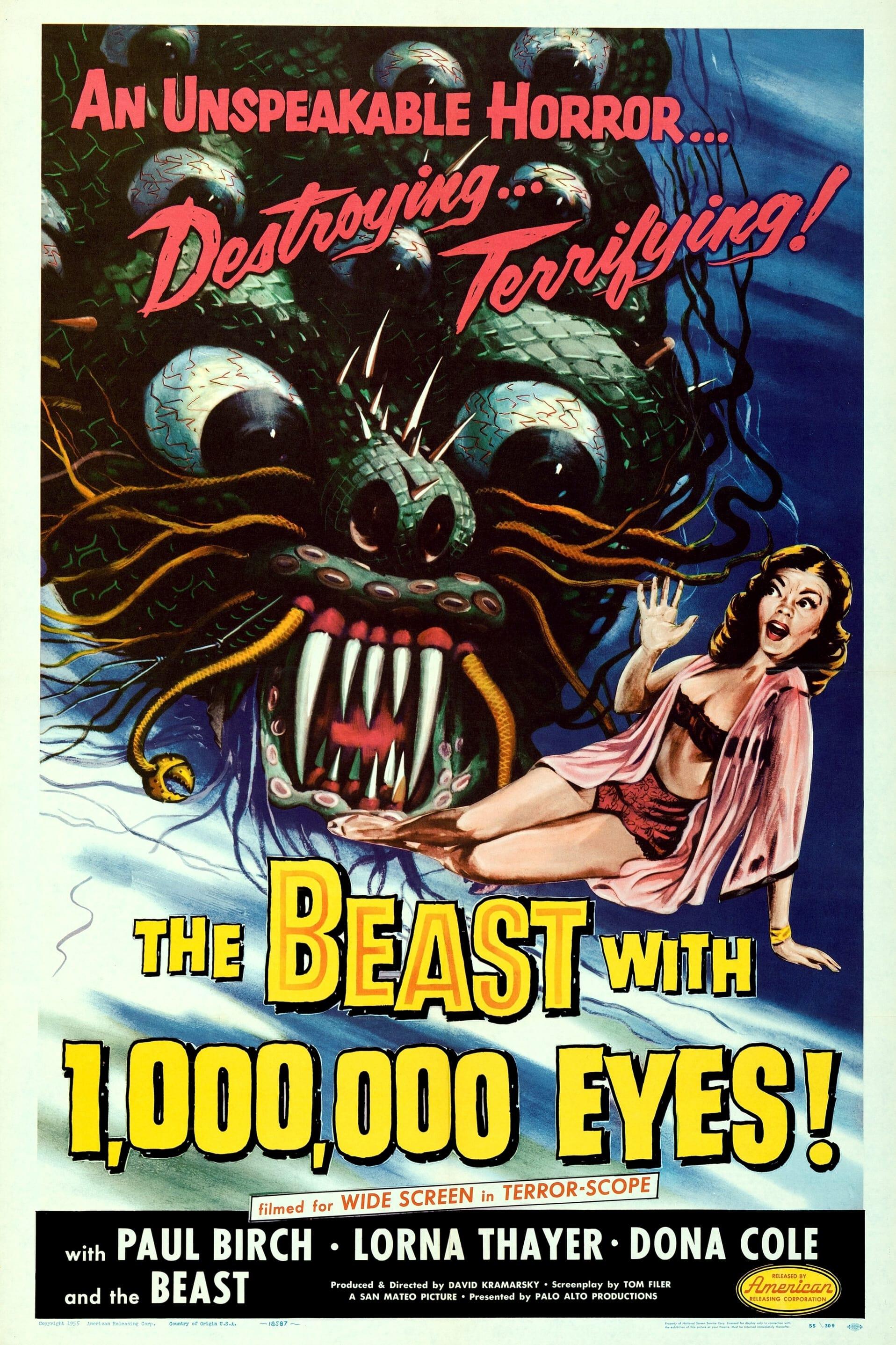 The Beast with a Million Eyes poster