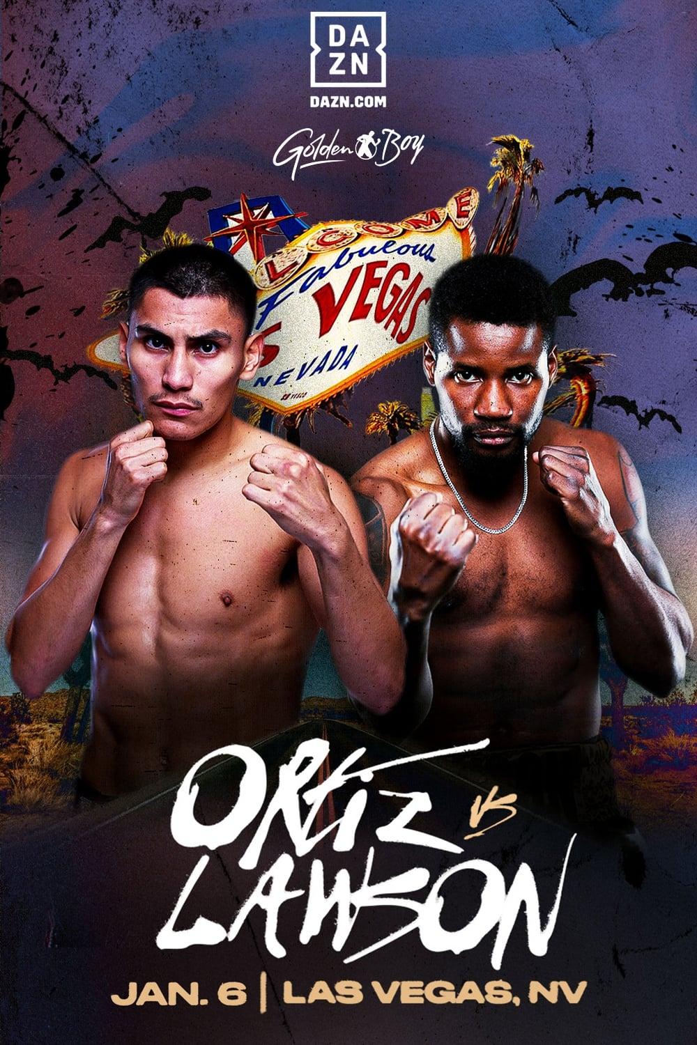 Vergil Ortiz Jr vs. Fredrick Lawson poster