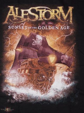 Alestorm - The making of Sunset On The Golden Age poster