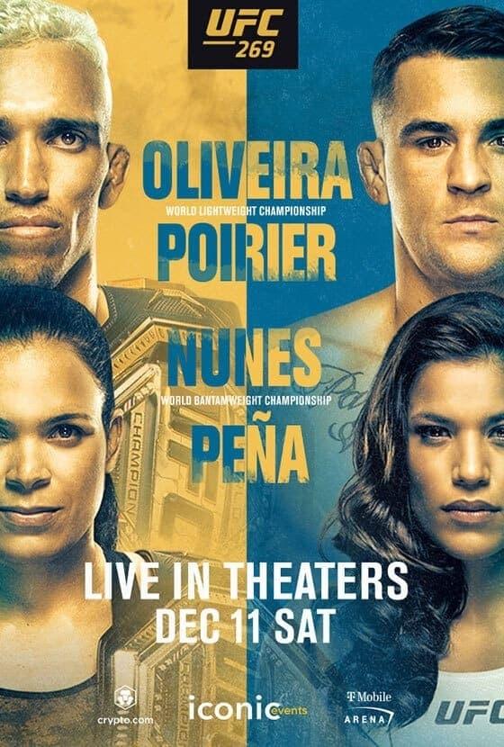 UFC 269: Oliveira vs. Poirier poster