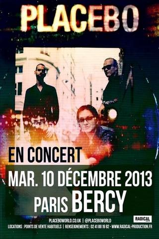 Placebo In concert Paris 2013 poster