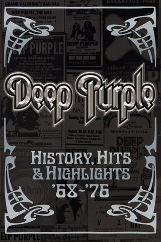 Deep Purple - History, Hits & Highlights '68-'76 poster
