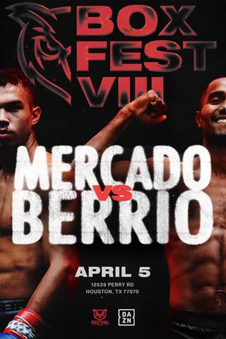 Ernesto Mercado vs. Deiner Berrio poster