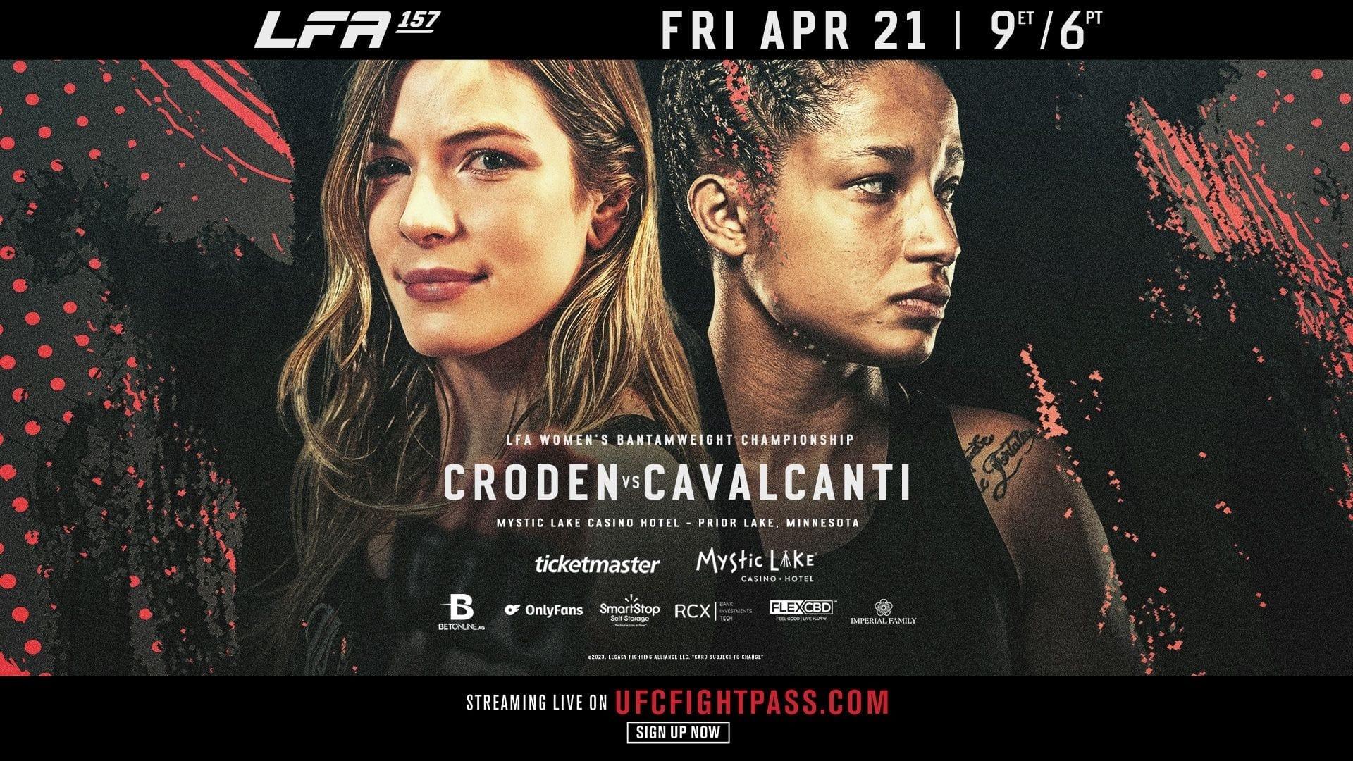 LFA 157: Croden vs. Cavalcanti backdrop