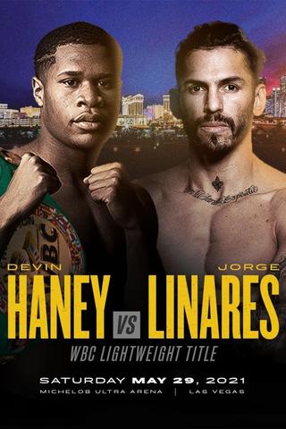 Devin Haney vs. Jorge Linares poster