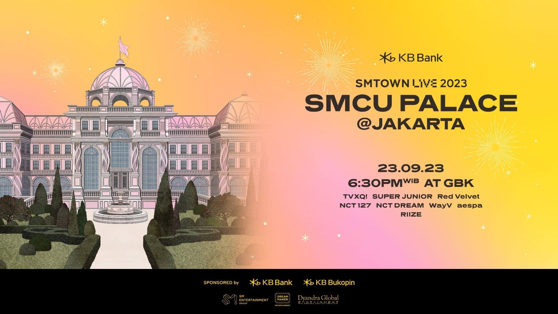 SMTOWN LIVE | 2023: SMCU Palace in Jakarta backdrop