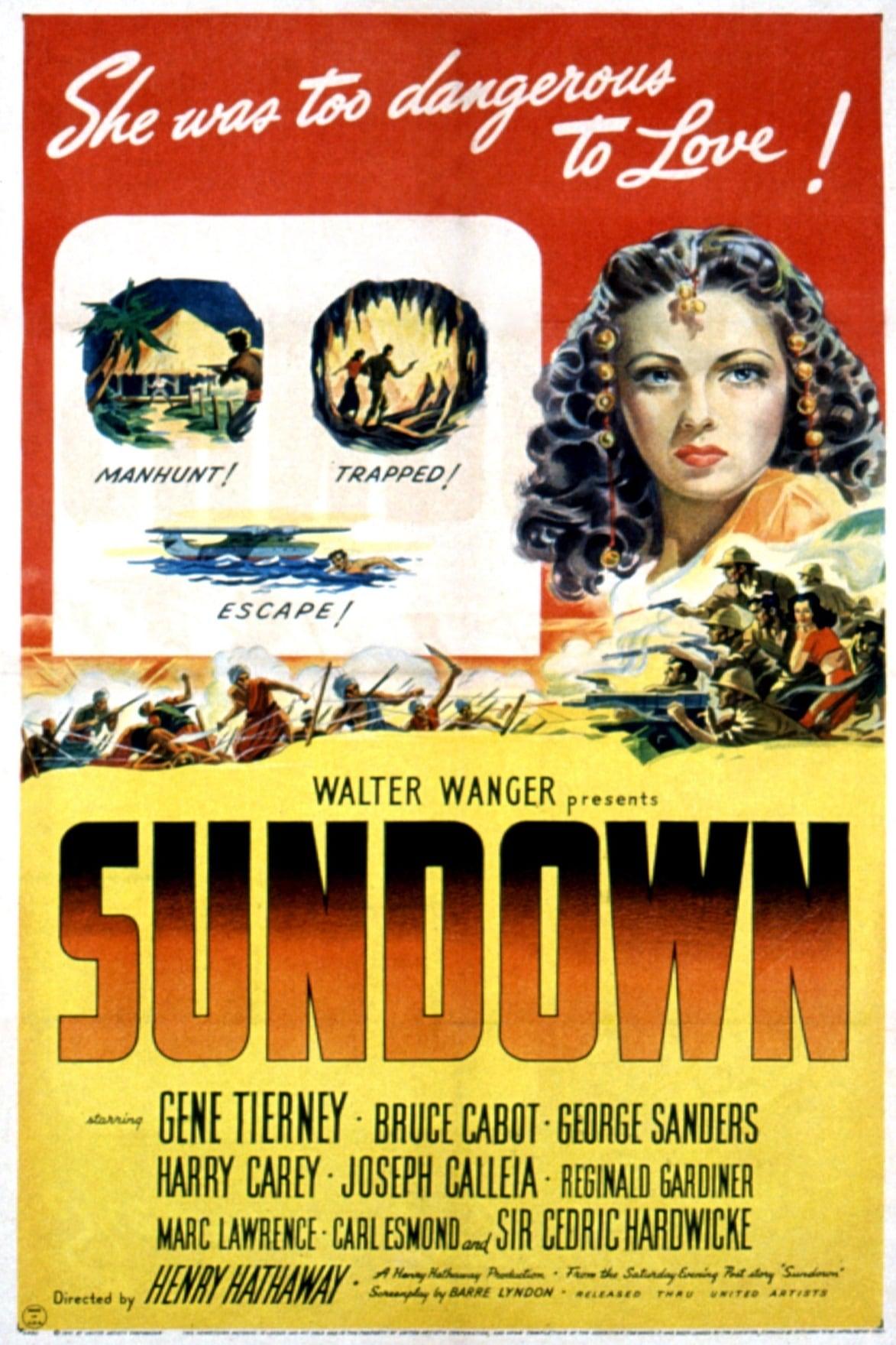 Sundown poster