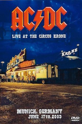 AC/DC Live At The Circus Krone poster