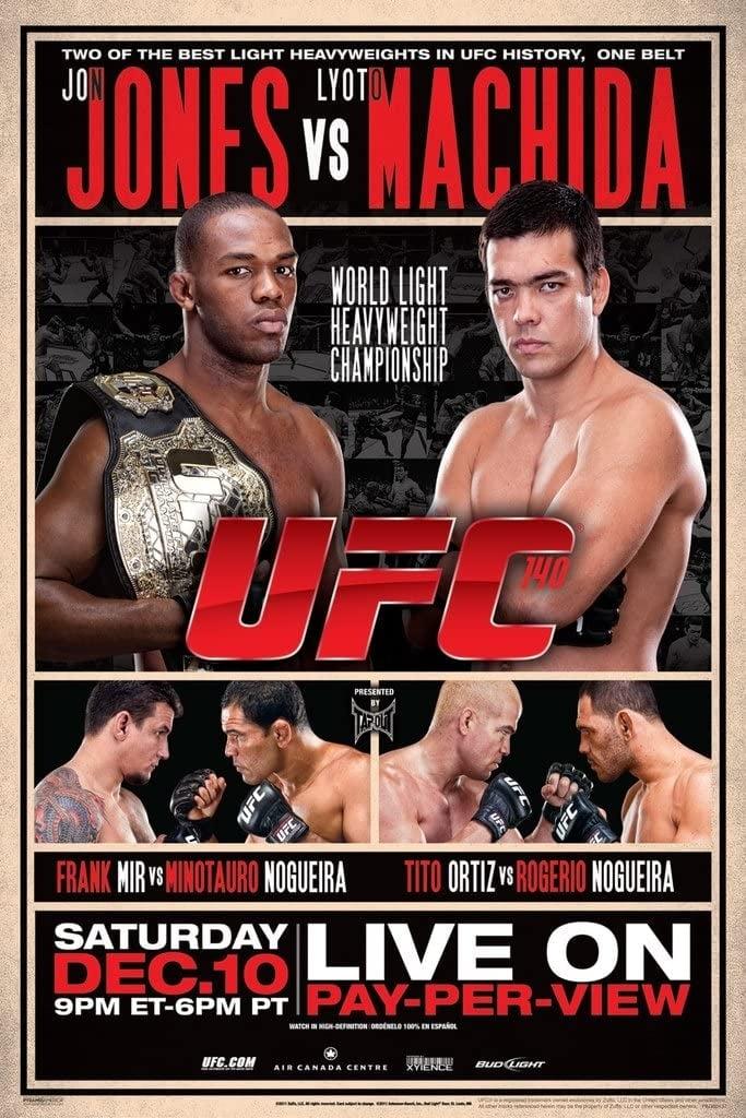 UFC 140: Jones vs. Machida poster
