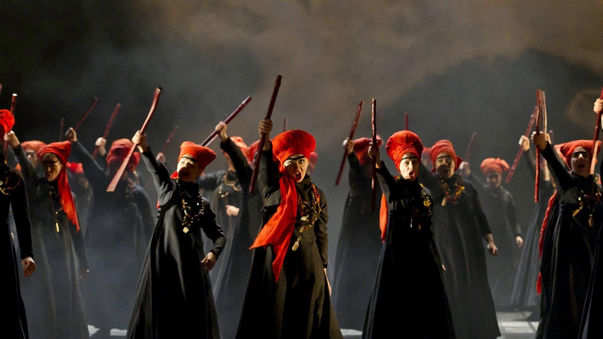 The Royal Opera House: Verdi's Macbeth backdrop