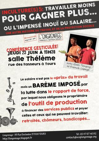 Inculture(s) 5 : Travailler moins pour gagner plus poster