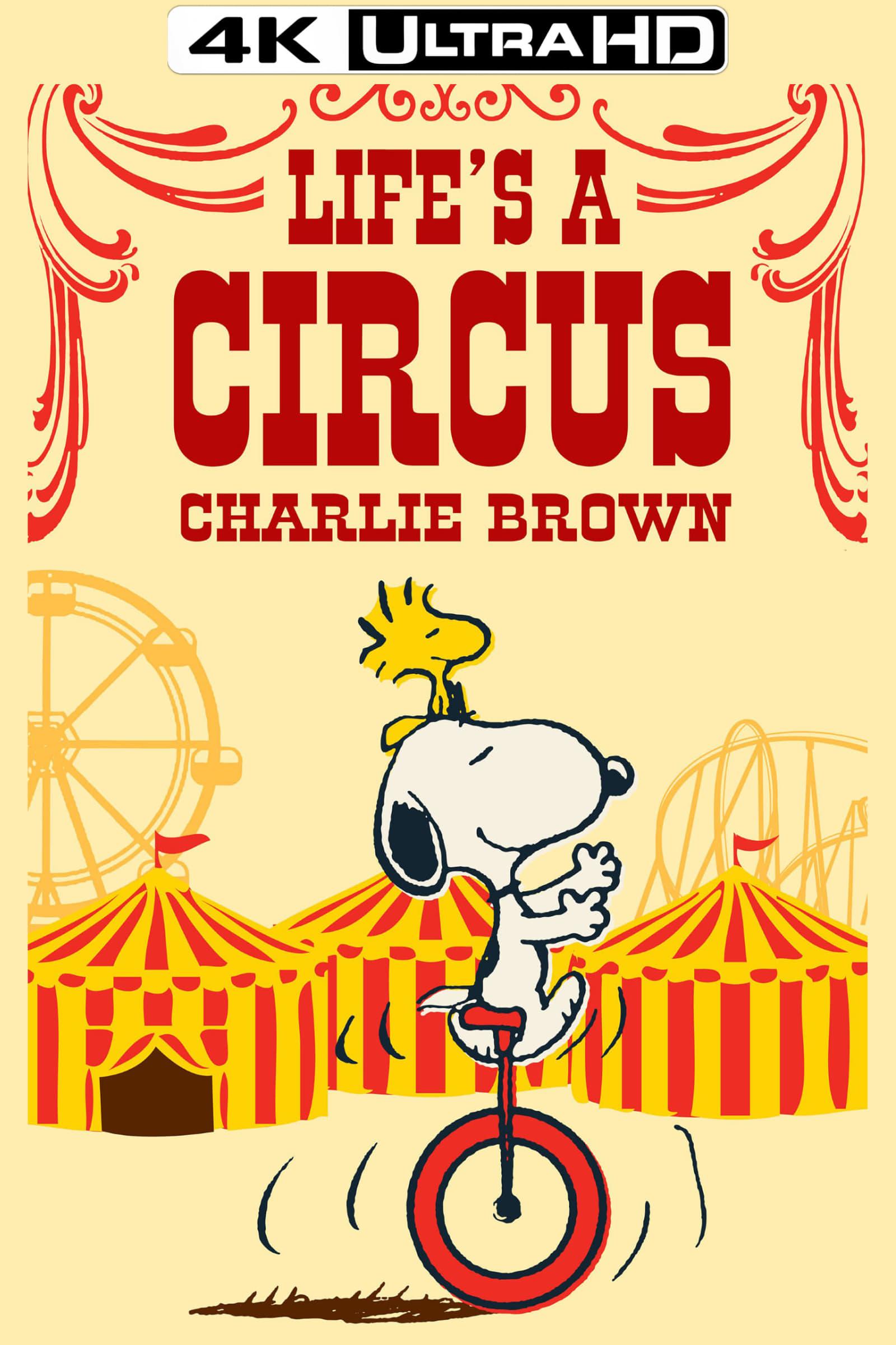 Life Is a Circus, Charlie Brown poster