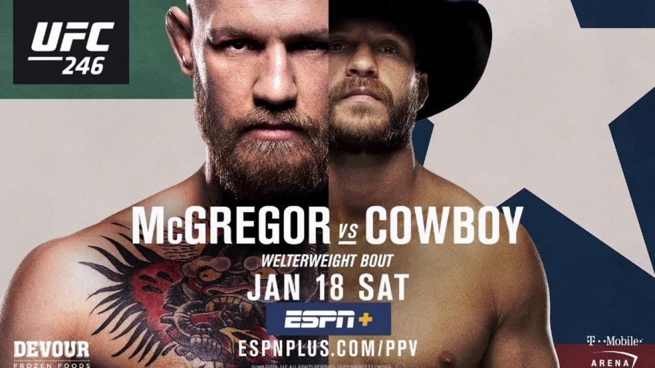 UFC 246: McGregor vs. Cowboy backdrop