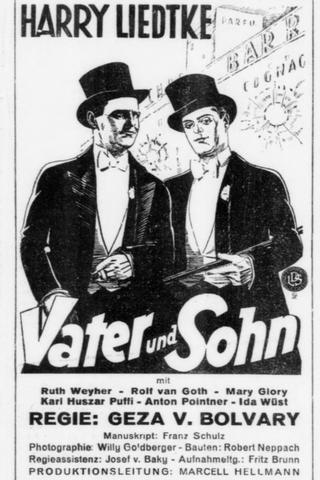 Vater und Sohn poster