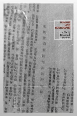 Humans and Subhumans poster