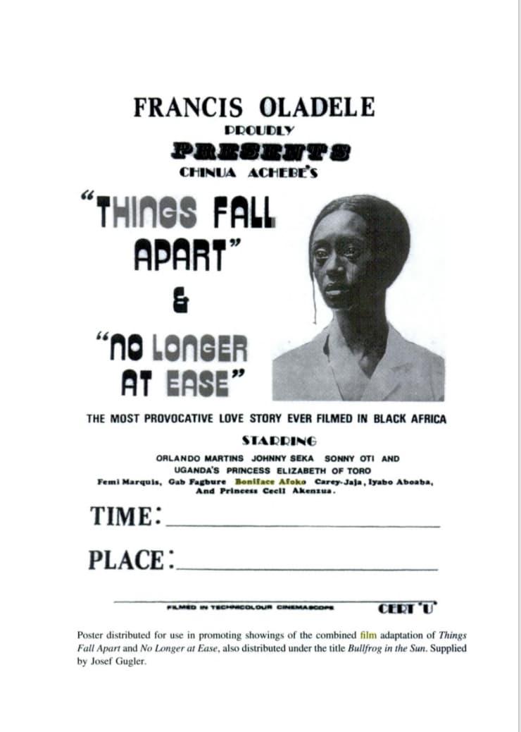 Things Fall Apart poster