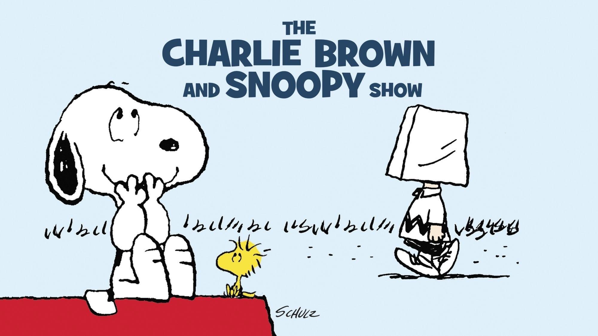 The Charlie Brown and Snoopy Show backdrop