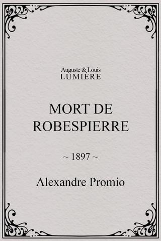 Mort de Robespierre poster