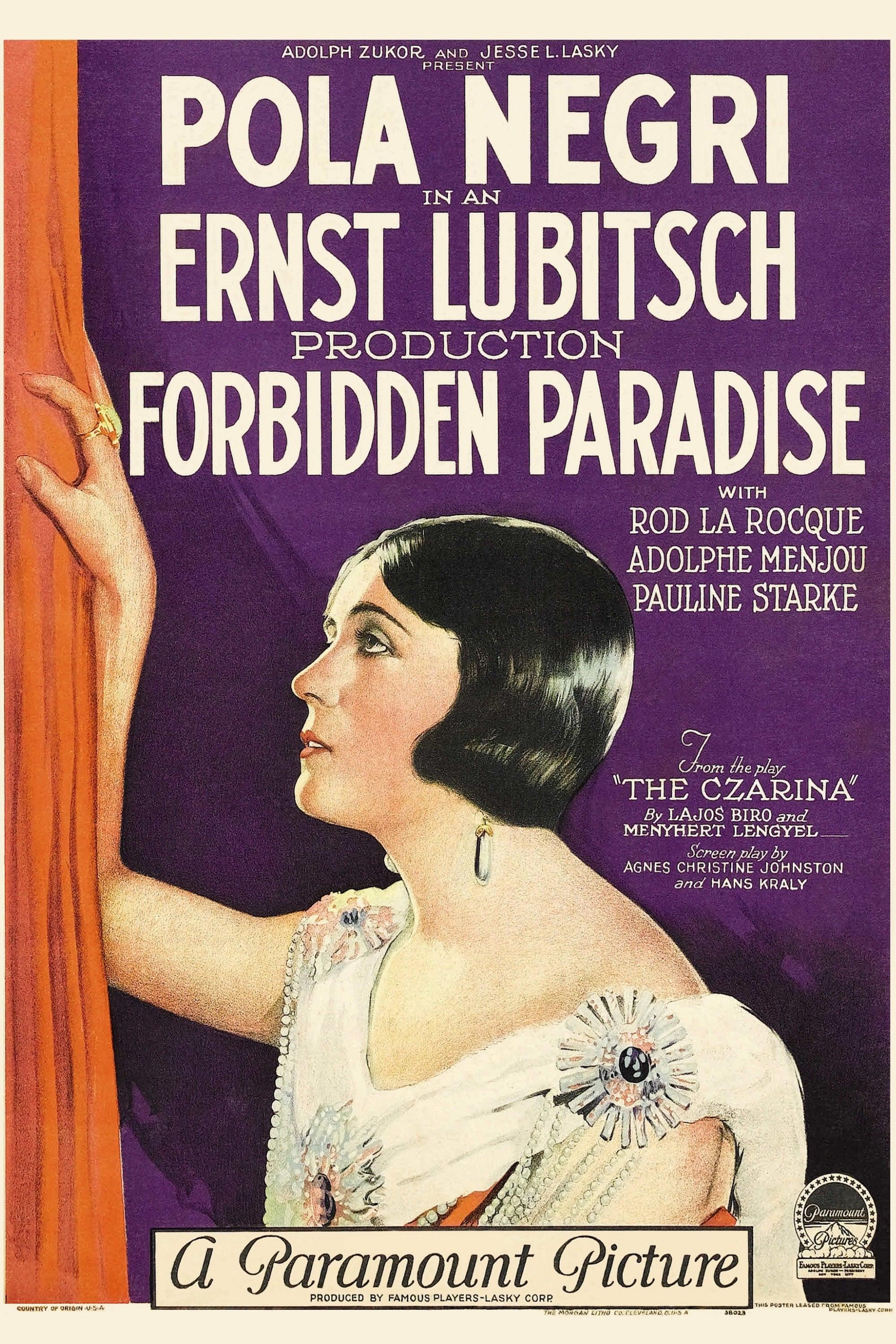 Forbidden Paradise poster