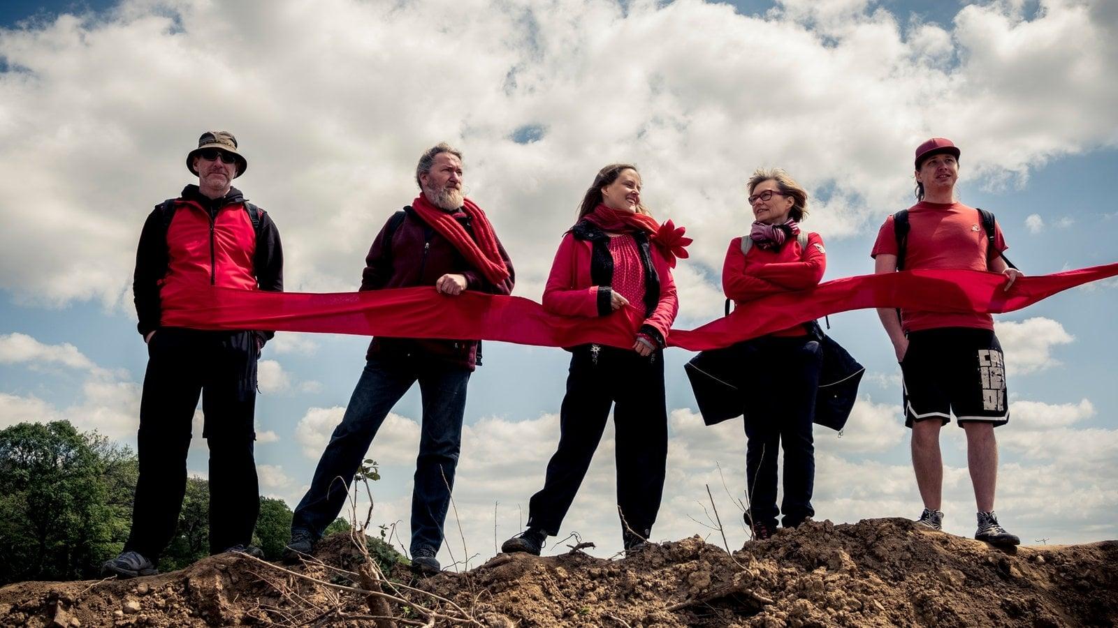 The Red Line - Resistance in Hambach Forest backdrop