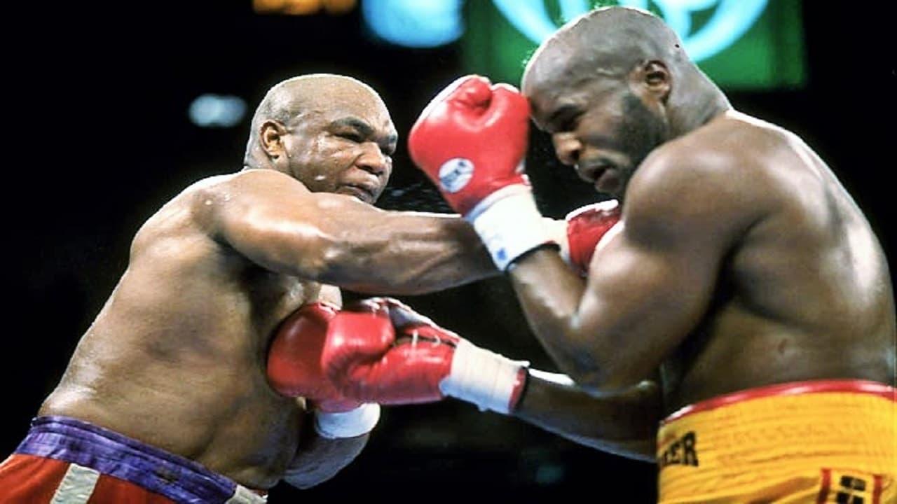 George Foreman vs Michael Moorer backdrop