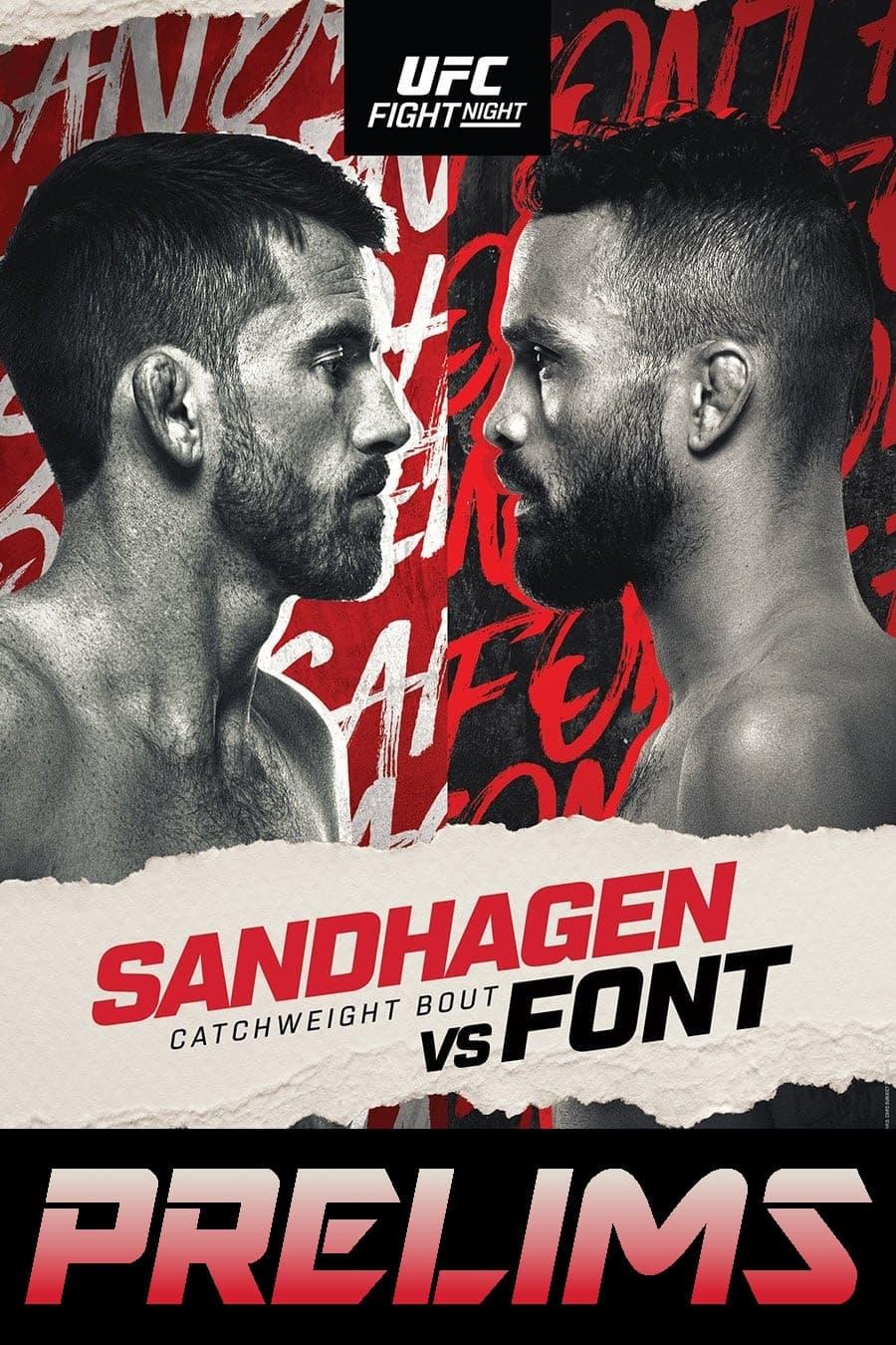 UFC on ESPN 50: Sandhagen vs. Font poster